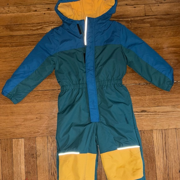 Swiss Tech Blue and Yellow Snowsuit - Picture 1 of 3